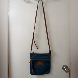 Frye Peacock Blue Crossbody Bag